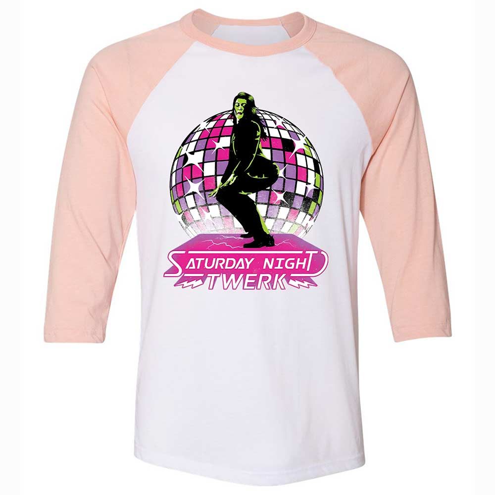 Saturday Night Twerk - White/Heather Peach - 5
