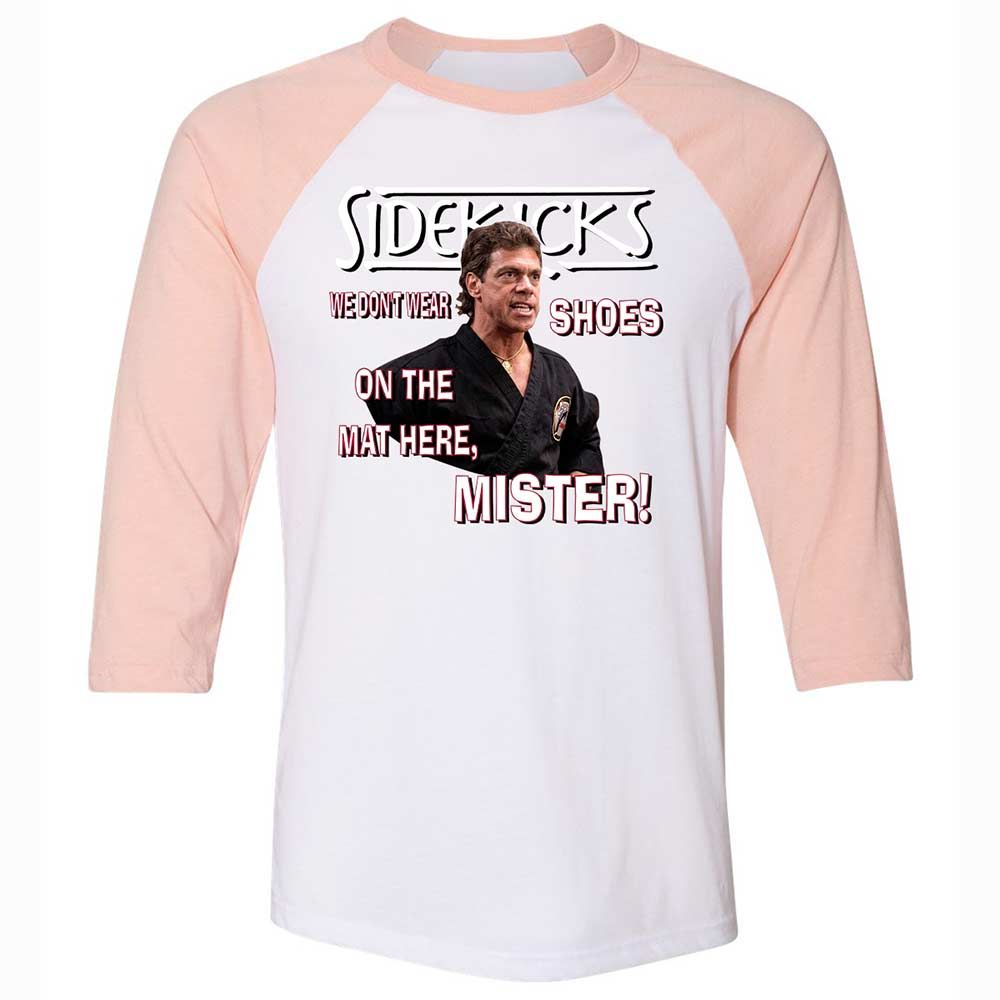 Unisex 3/4 Baseball Tee - XUGM5BJK - White/Heather Peach - 5