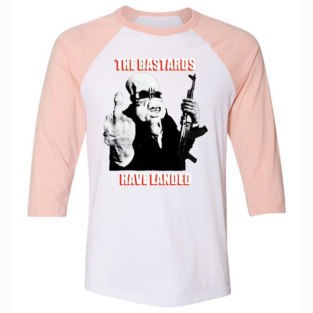 The Bastards Have Landed - White/Heather Peach - 5