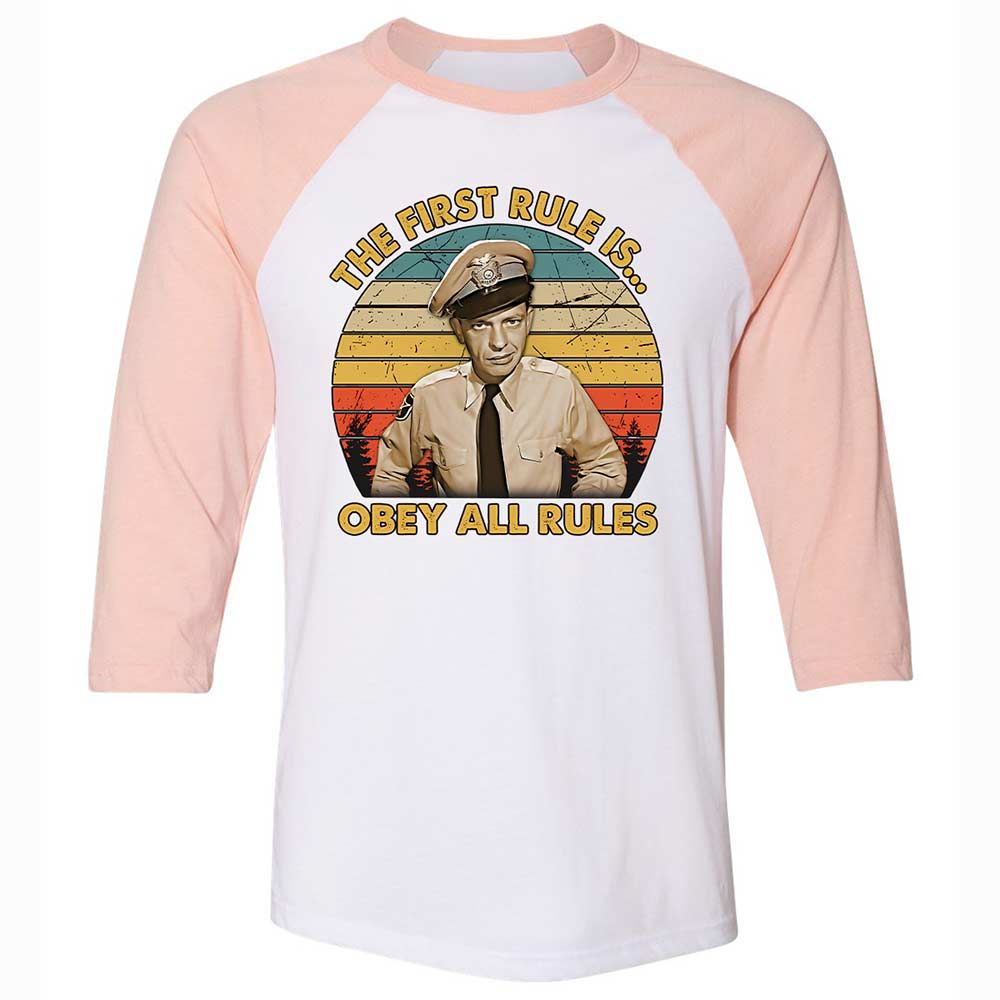 Unisex 3/4 Baseball Tee - 2W4NTQK9 - White/Heather Peach - 5