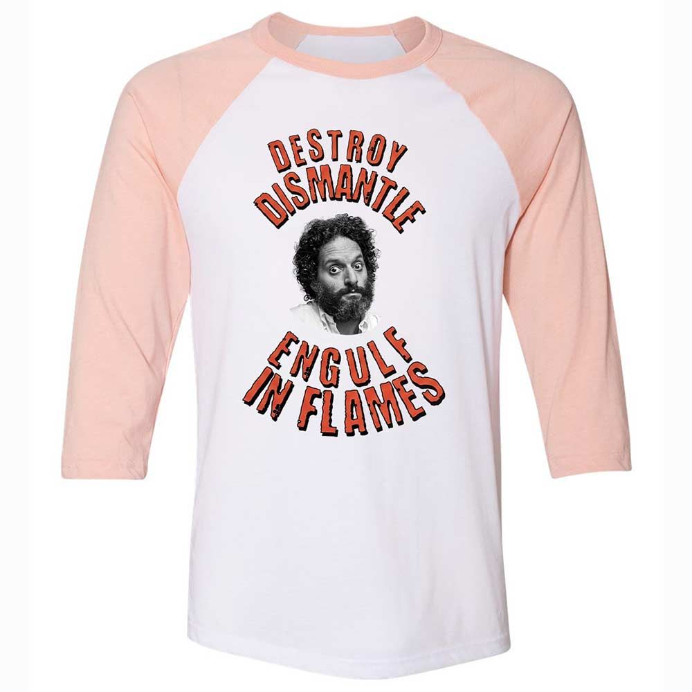 Destroy, Dismantle, Engulf in Flames - White/Heather Peach - 5