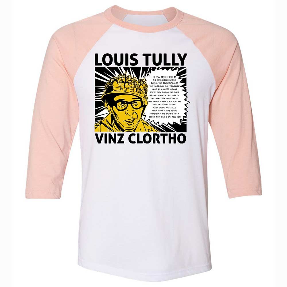 Unisex 3/4 Baseball Tee - 7KRP34PW - White/Heather Peach - 5