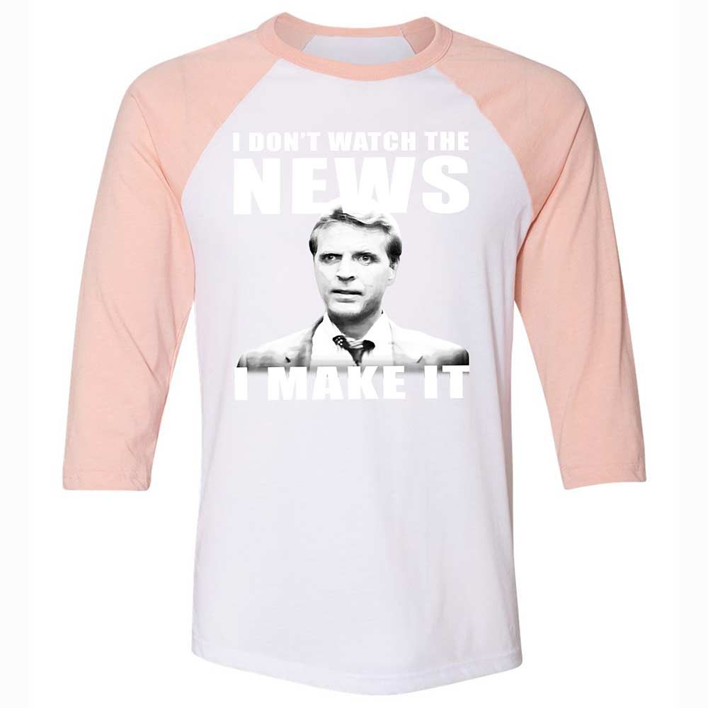 Unisex 3/4 Baseball Tee - FWZNXGWX - White/Heather Peach - 5
