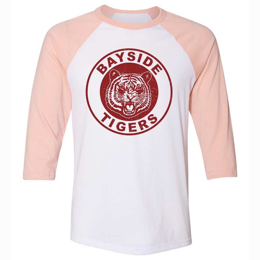 Bayside High School Tigers - White/Heather Peach - 5