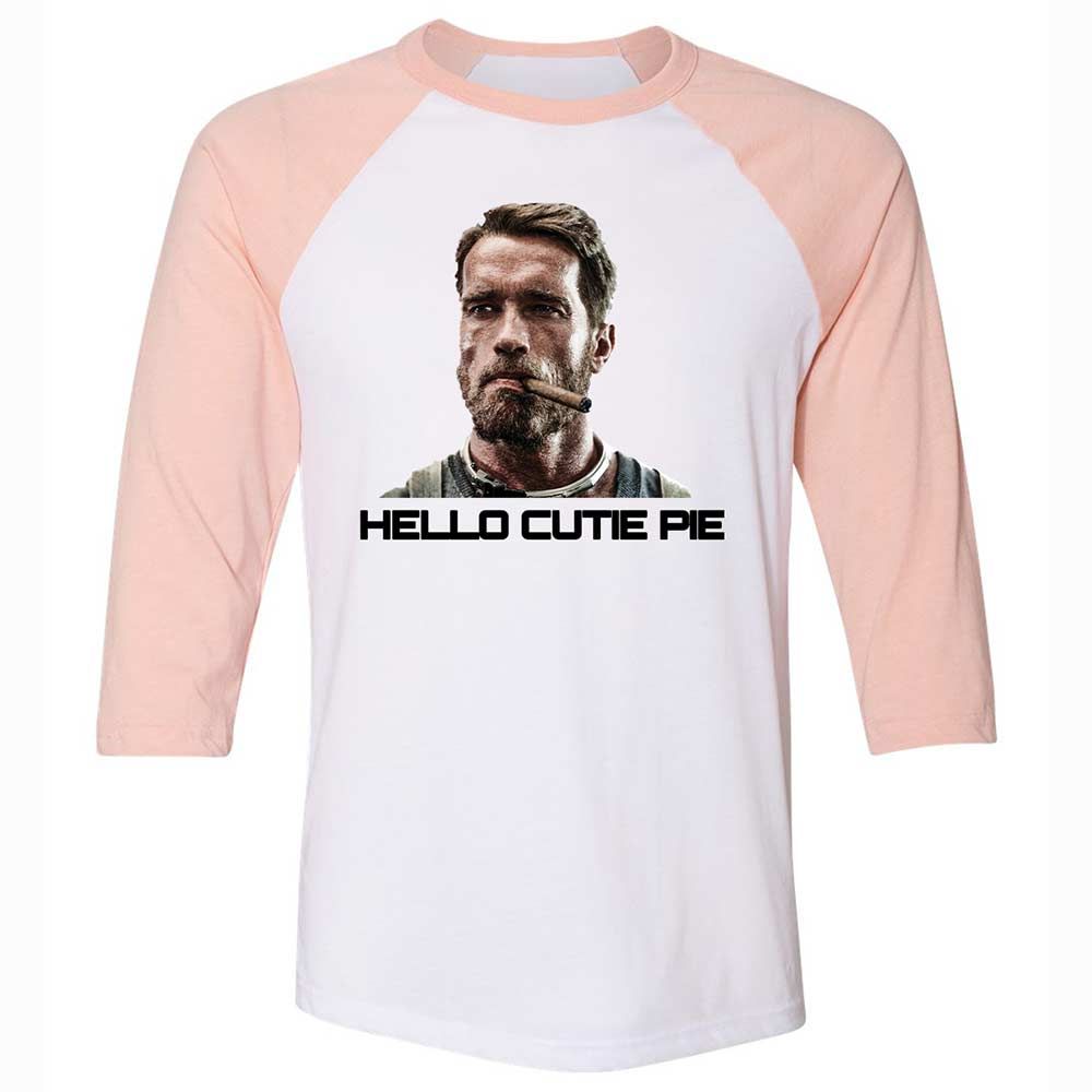 Hello Cutie Pie - White/Heather Peach - 5