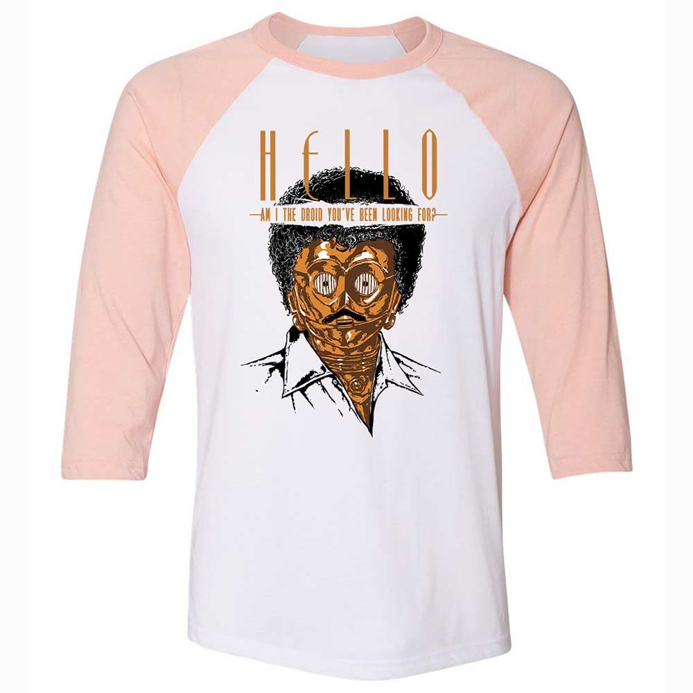 Am I the droid you've been looking for - White/Heather Peach - 5