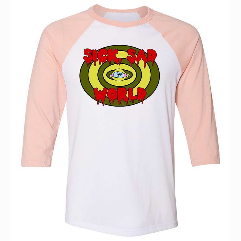 Sick Sad World - White/Heather Peach - 5