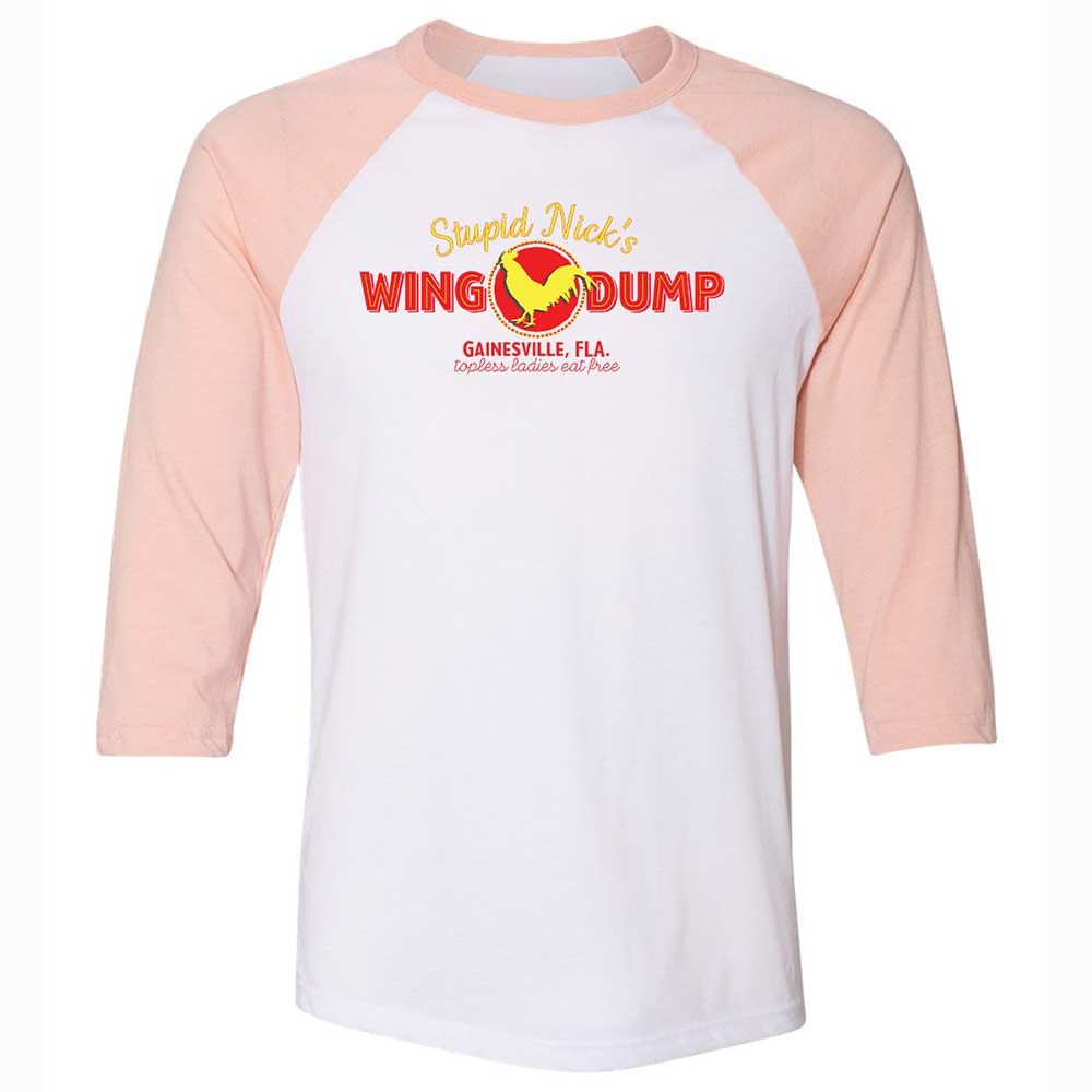 Stupid Nick's Wing Dump - White/Heather Peach - 5