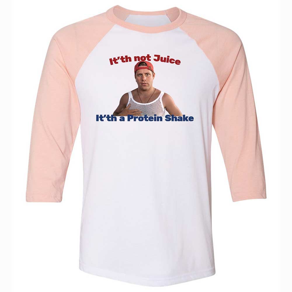 Unisex 3/4 Baseball Tee - EZJ7YNPD - White/Heather Peach - 5