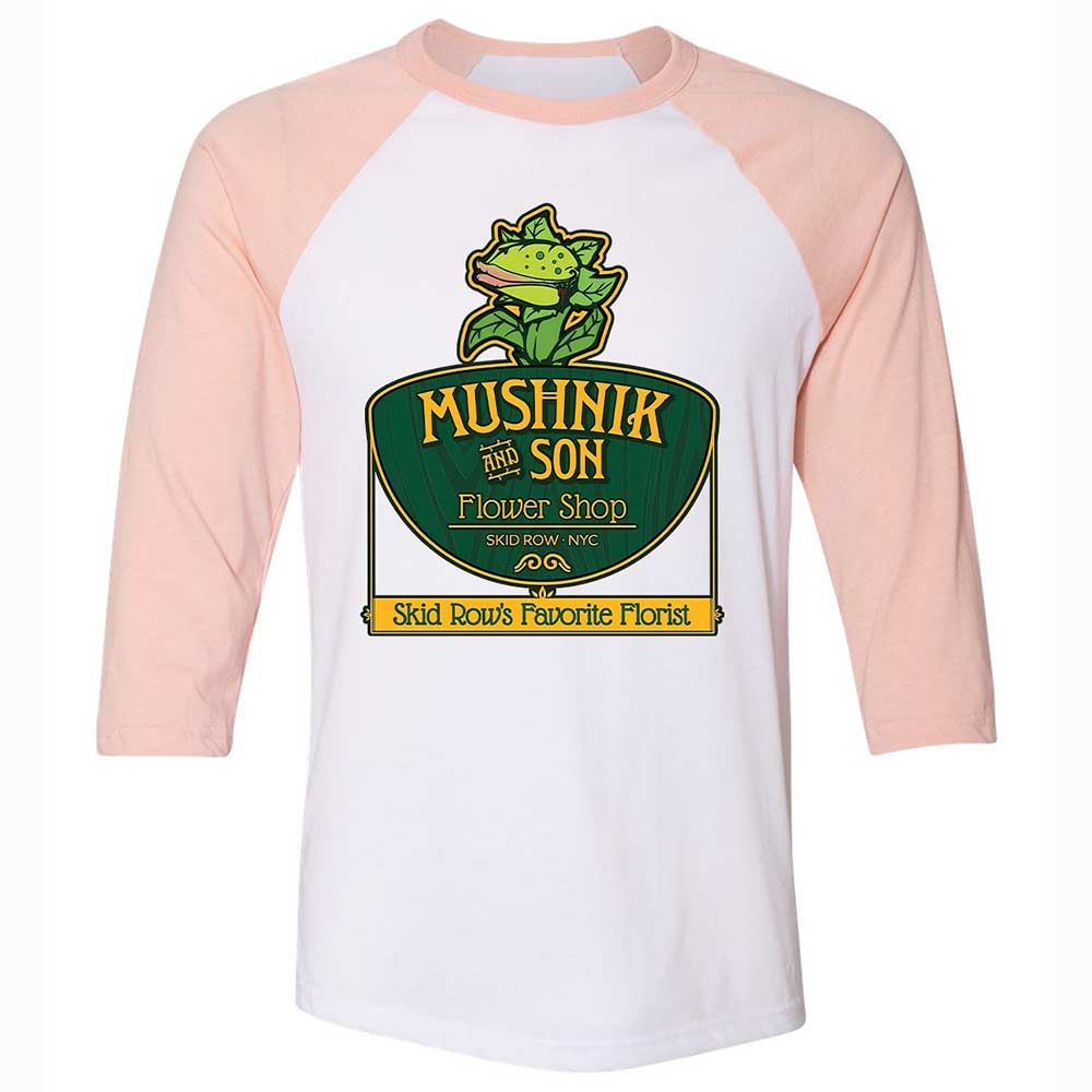 Unisex 3/4 Baseball Tee - L7Z7S9G7 - White/Heather Peach - 5