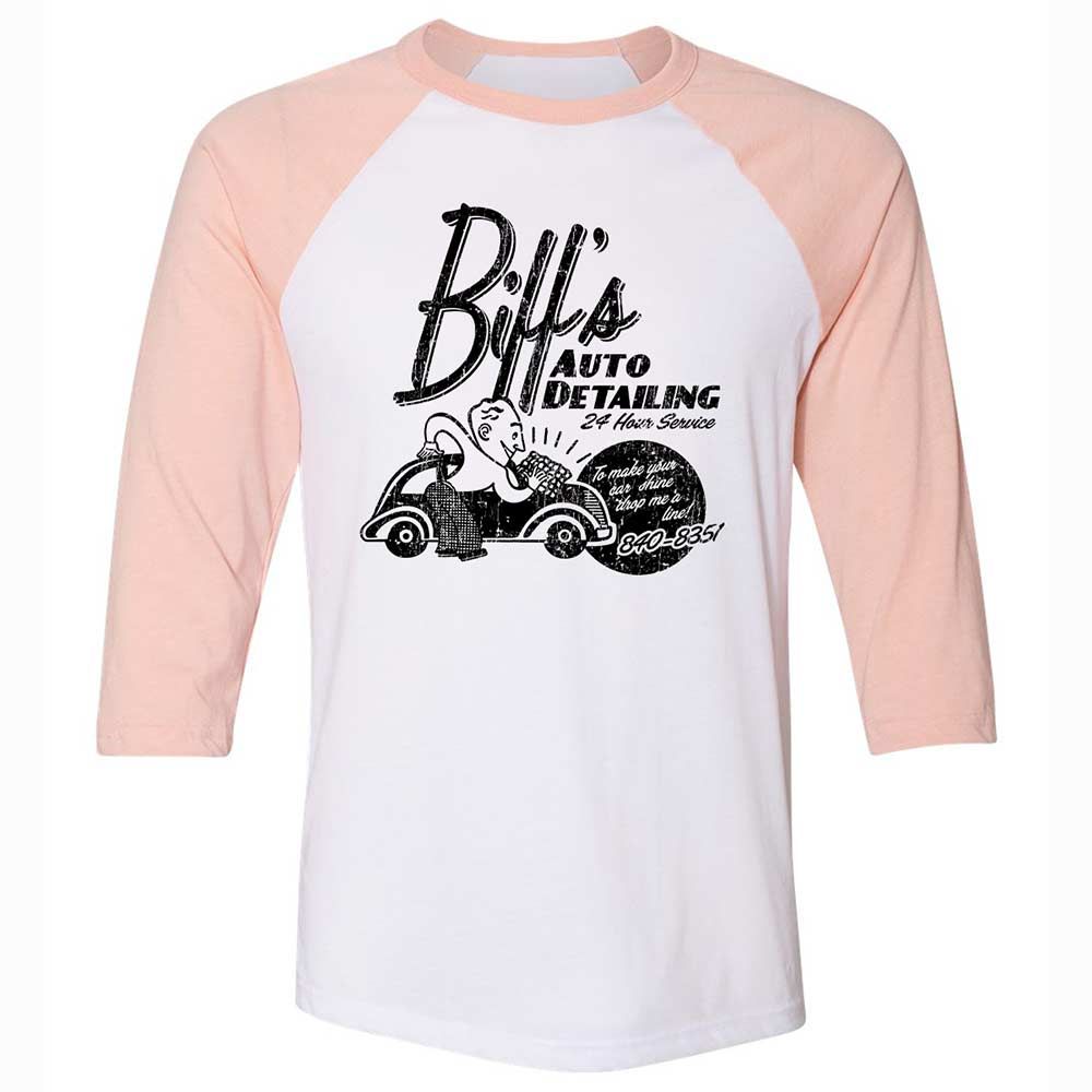 Unisex 3/4 Baseball Tee - A72CG2VK - White/Heather Peach - 5