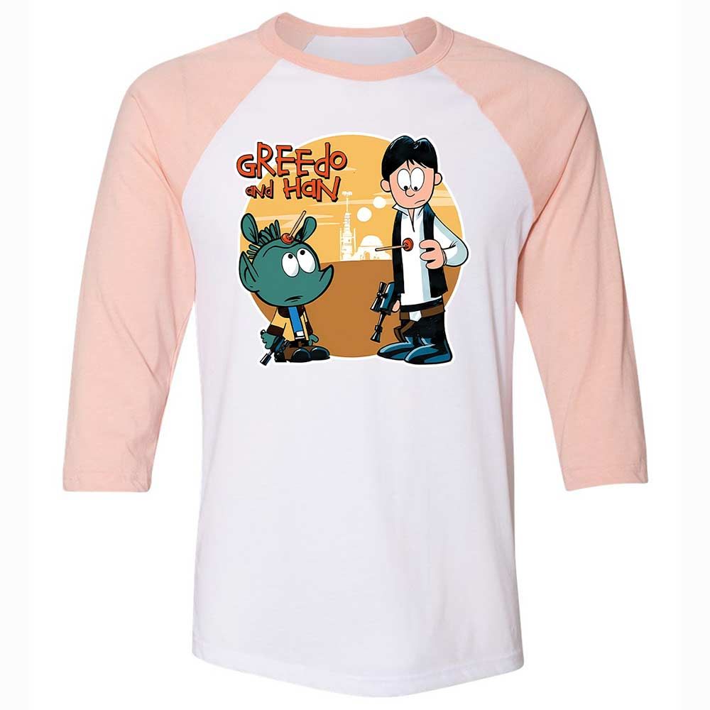 Greedo & Han - White/Heather Peach - 5
