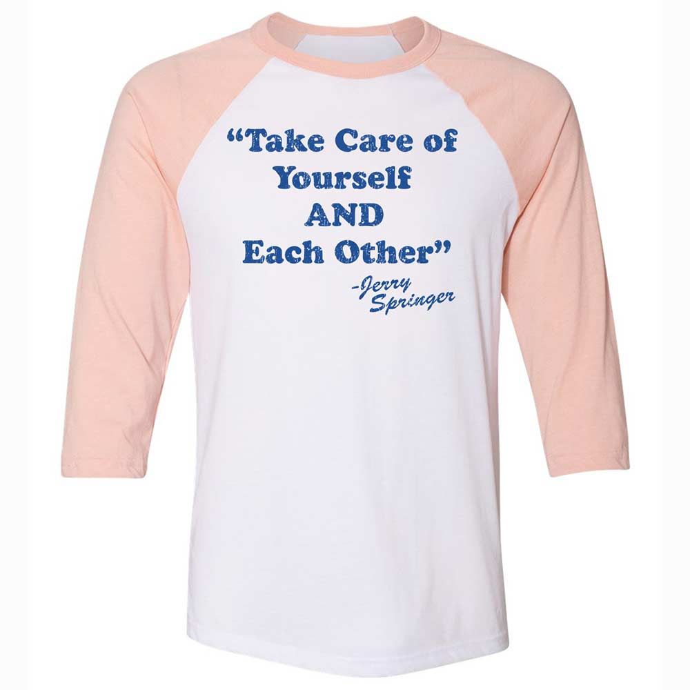Take Of Yourself And Each Other - White/Heather Peach - 5