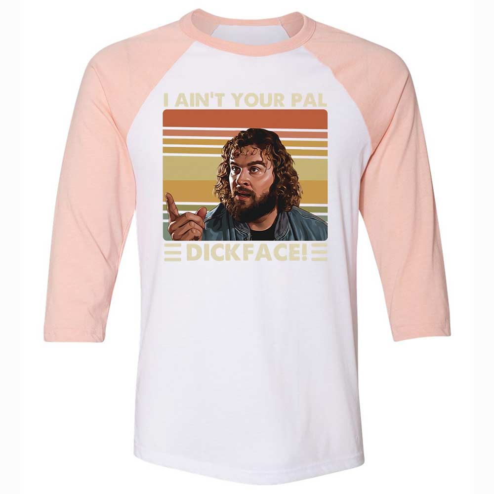 Unisex 3/4 Baseball Tee - RDEPA9SK - White/Heather Peach - 5