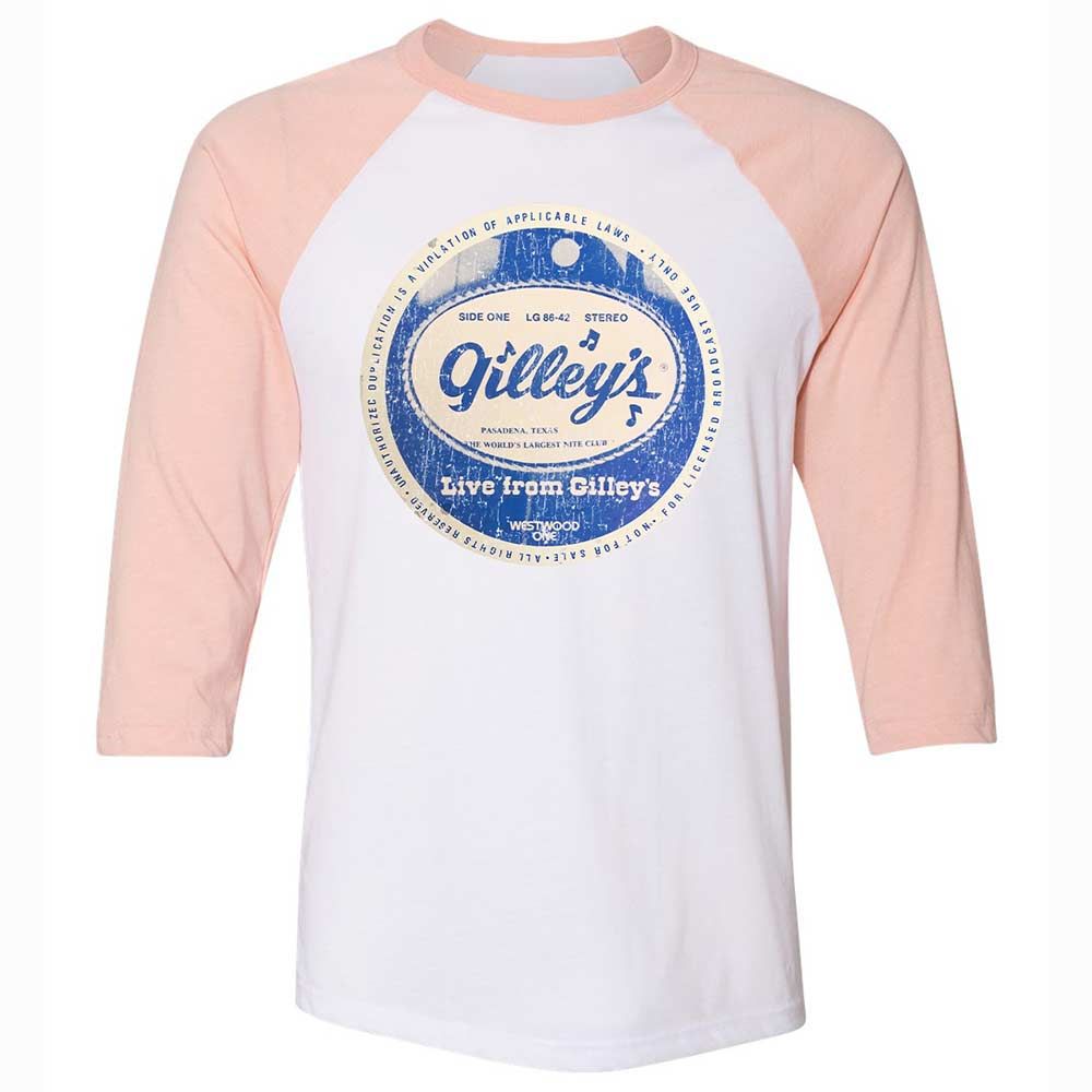Unisex 3/4 Baseball Tee - 852WWZWH - White/Heather Peach - 5