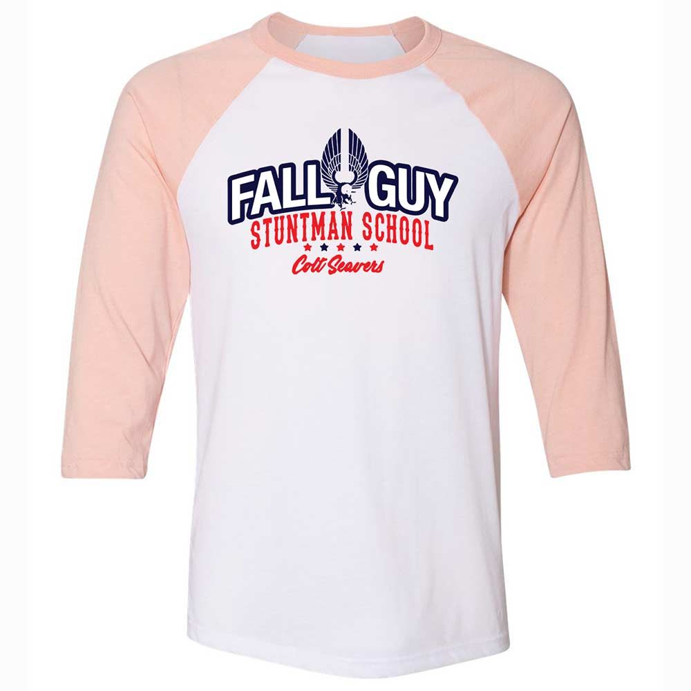 Unisex 3/4 Baseball Tee - N1XDYFEF - White/Heather Peach - 5