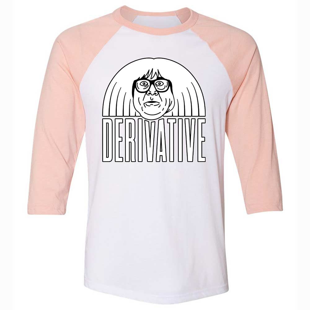 Unisex 3/4 Baseball Tee - 1N9LUZ63 - White/Heather Peach - 5