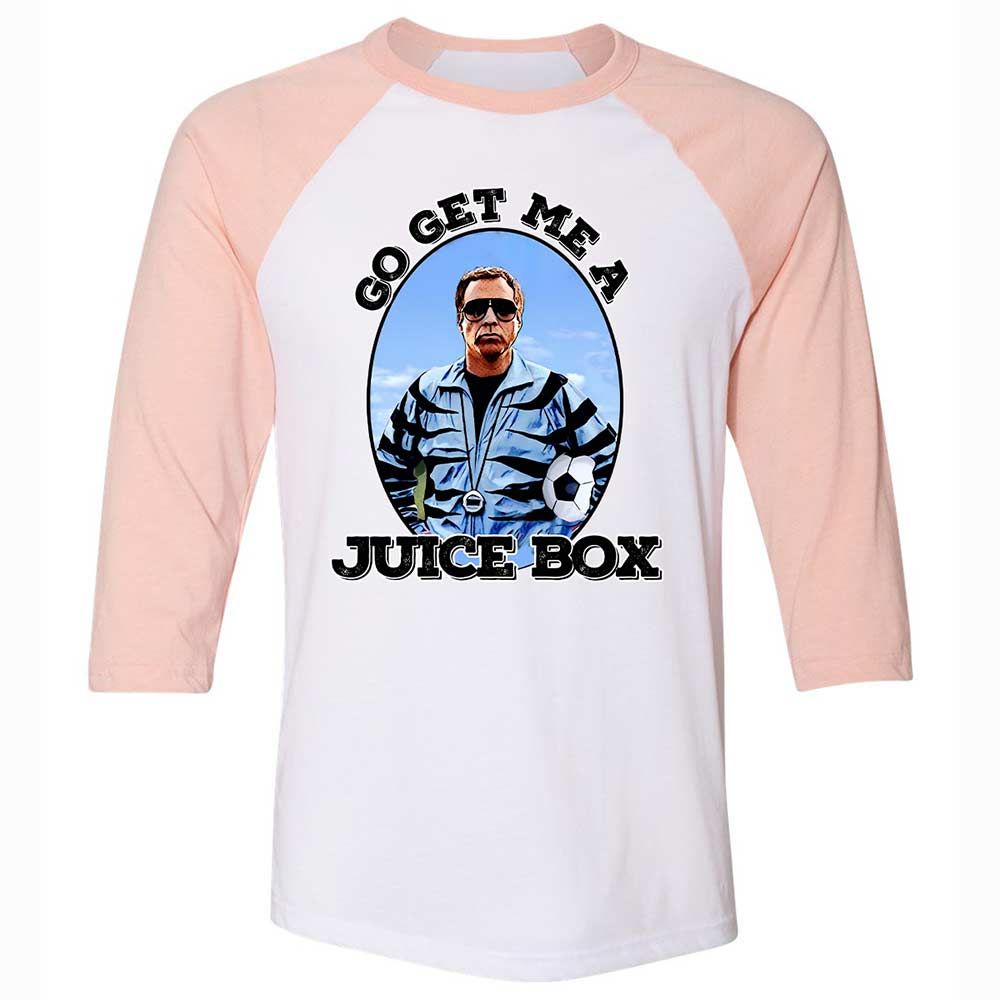 Unisex 3/4 Baseball Tee - R6VN2BYR - White/Heather Peach - 5