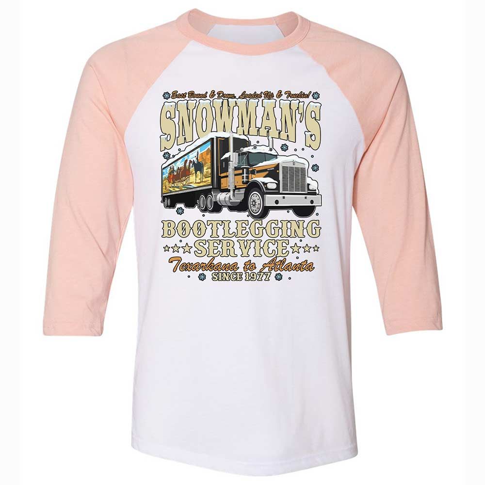 Snowman's Bootlegging Service - White/Heather Peach - 5