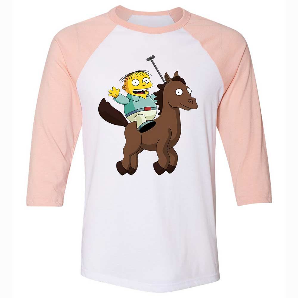 Ralph Horsie - White/Heather Peach - 5