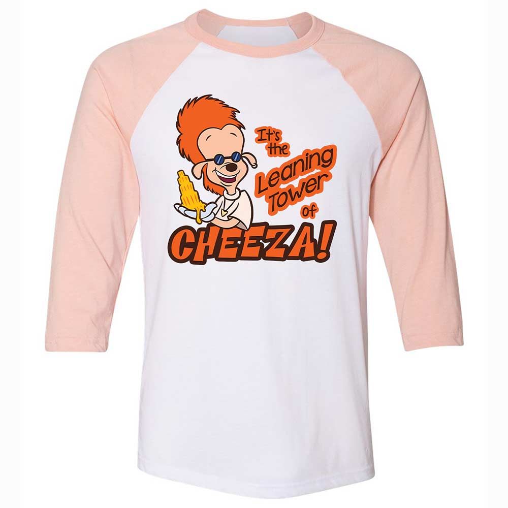 Leaning Tower of Cheeza - White/Heather Peach - 5