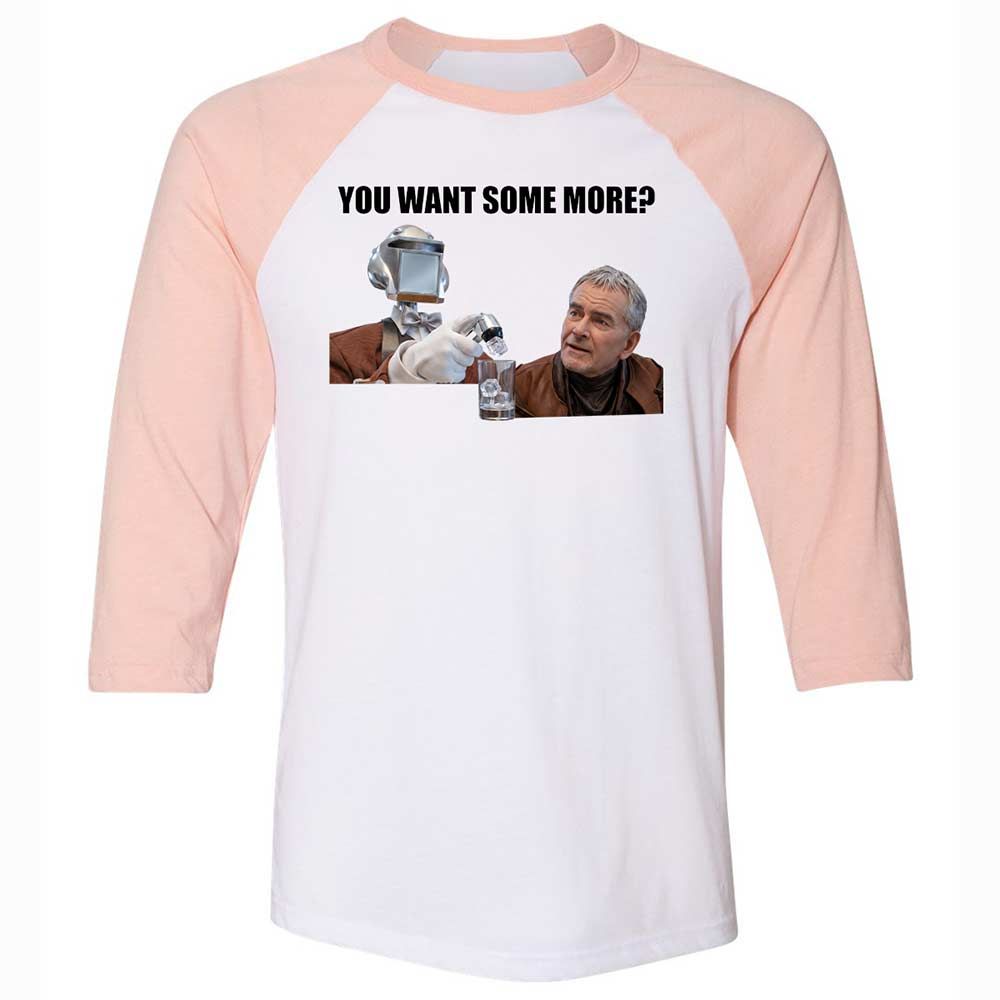 Unisex 3/4 Baseball Tee - SEBZ3B32 - White/Heather Peach - 5