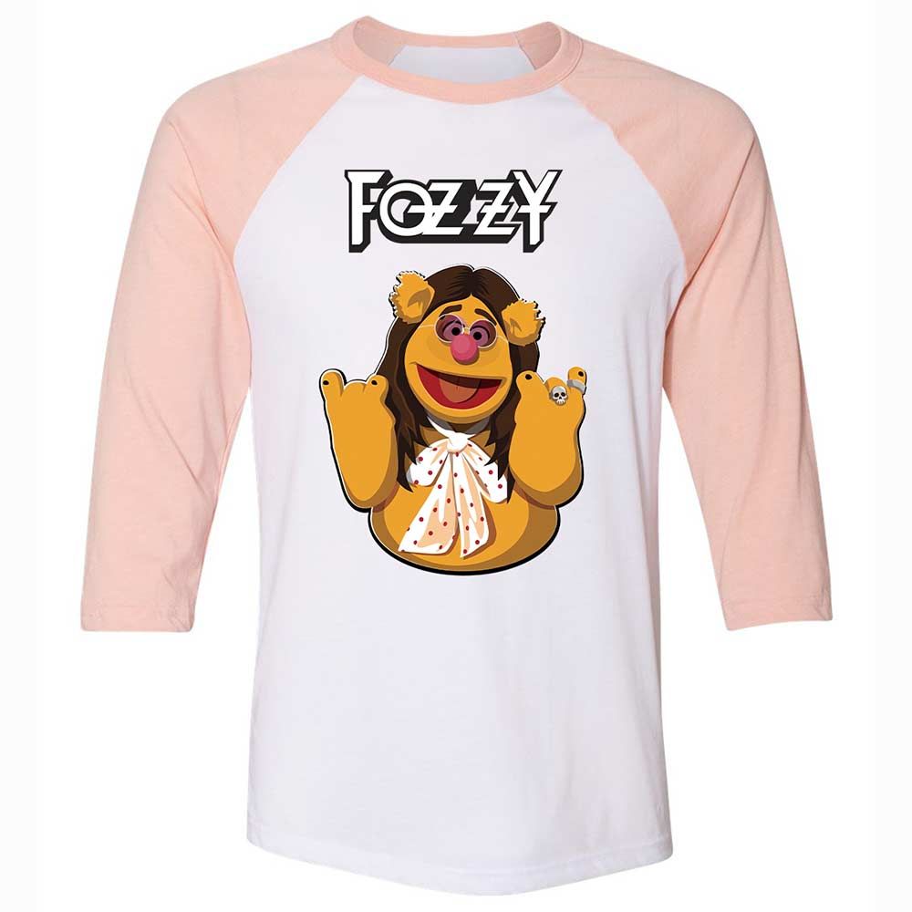 Fozzie Muppet as Rockstar - White/Heather Peach - 5