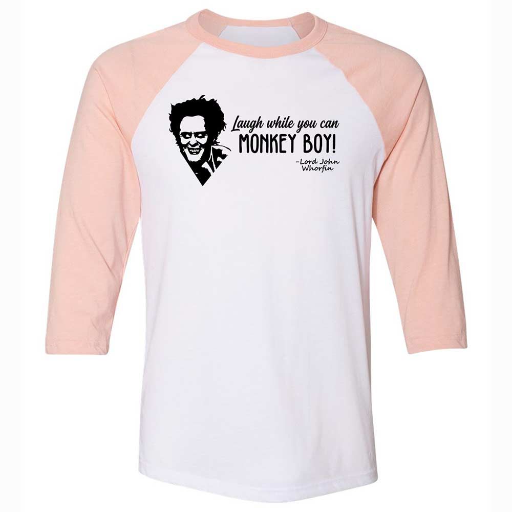 Laugh while you can - White/Heather Peach - 5