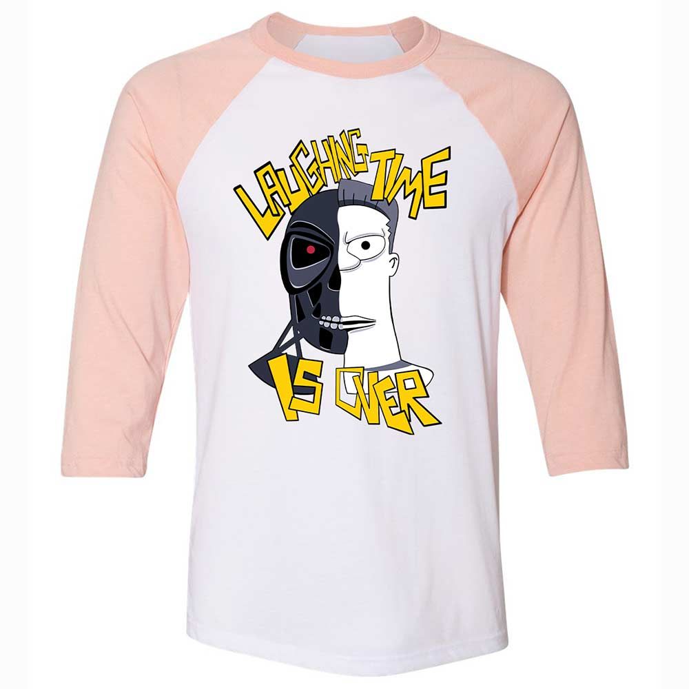 Laughing time is over - White/Heather Peach - 5