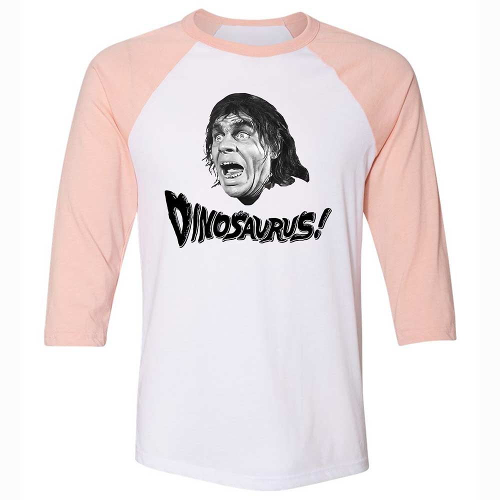 Unisex 3/4 Baseball Tee - 6BA3UPZT - White/Heather Peach - 5