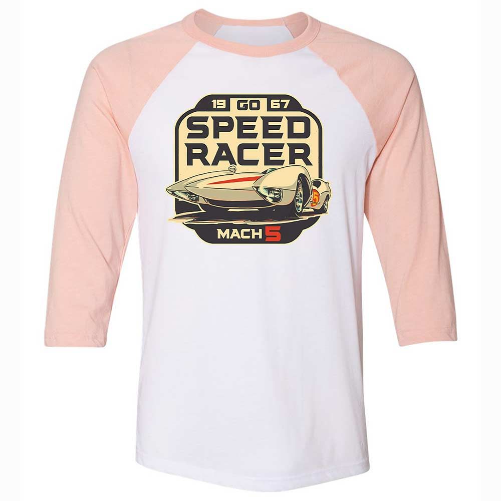 Speed Racer - White/Heather Peach - 5