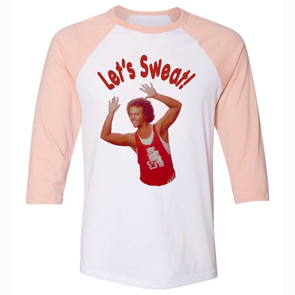 Unisex 3/4 Baseball Tee - KRYUK1FA - White/Heather Peach - 5