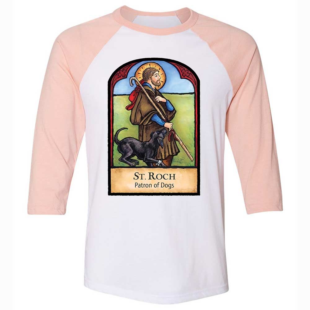 Patron of Dogs - White/Heather Peach - 5