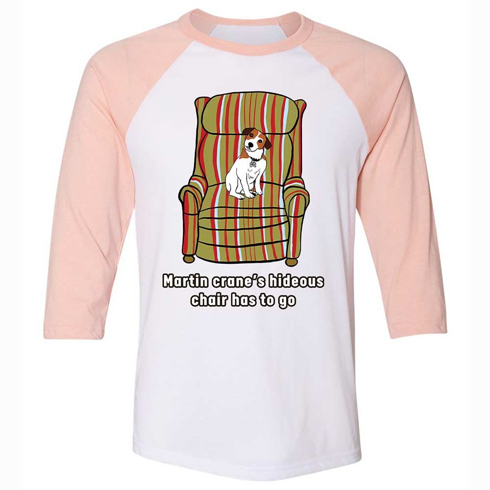 Martin crane hideous chair has to go - White/Heather Peach - 5