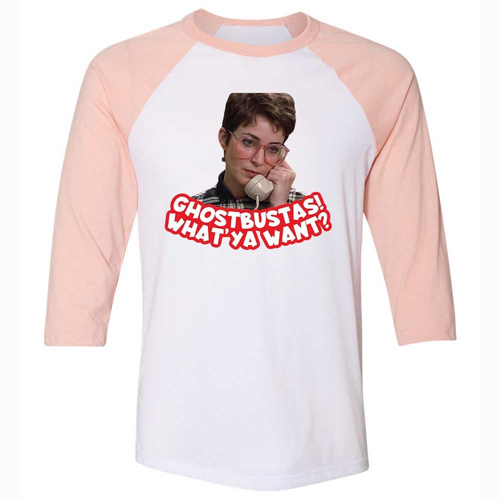 Unisex 3/4 Baseball Tee - GY5ZHZWZ - White/Heather Peach - 5
