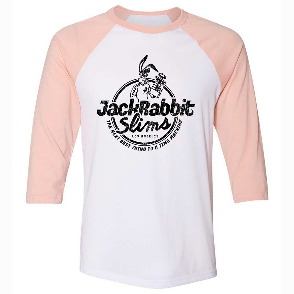 Unisex 3/4 Baseball Tee - 3NT1CXHC - White/Heather Peach - 5