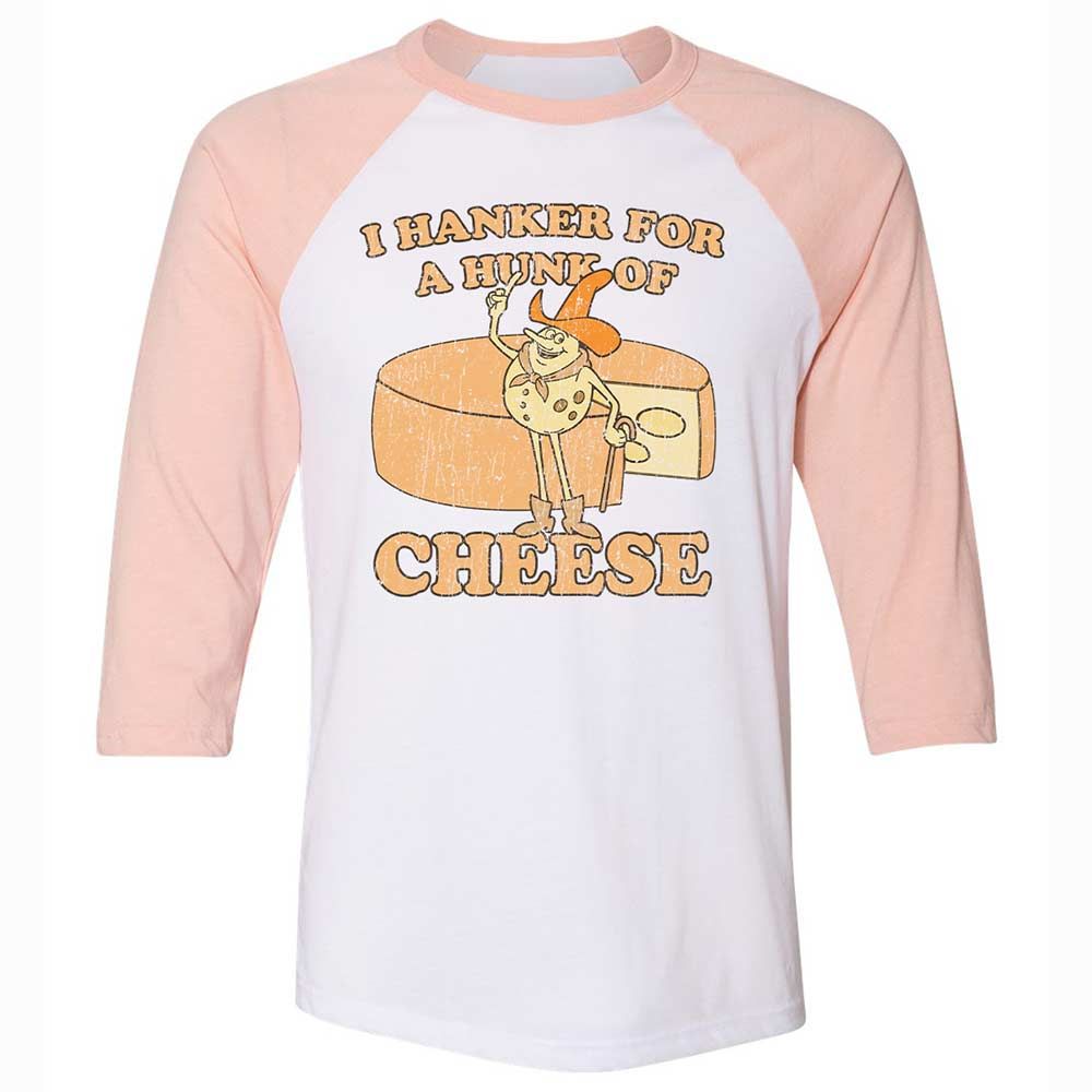Hanker For A Hunk Of Cheese - White/Heather Peach - 5