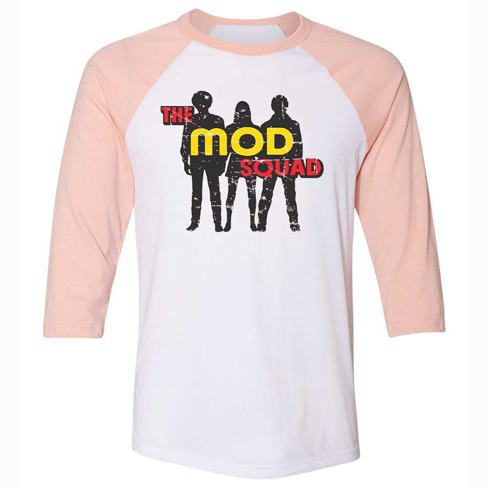 Unisex 3/4 Baseball Tee - C11N9ERS - White/Heather Peach - 5