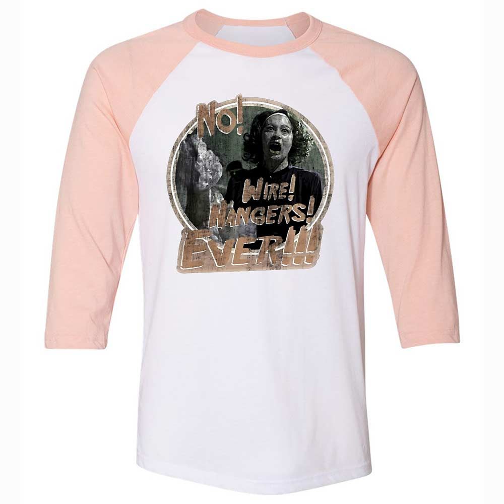 Unisex 3/4 Baseball Tee - 2NQE1E4Z - White/Heather Peach - 5