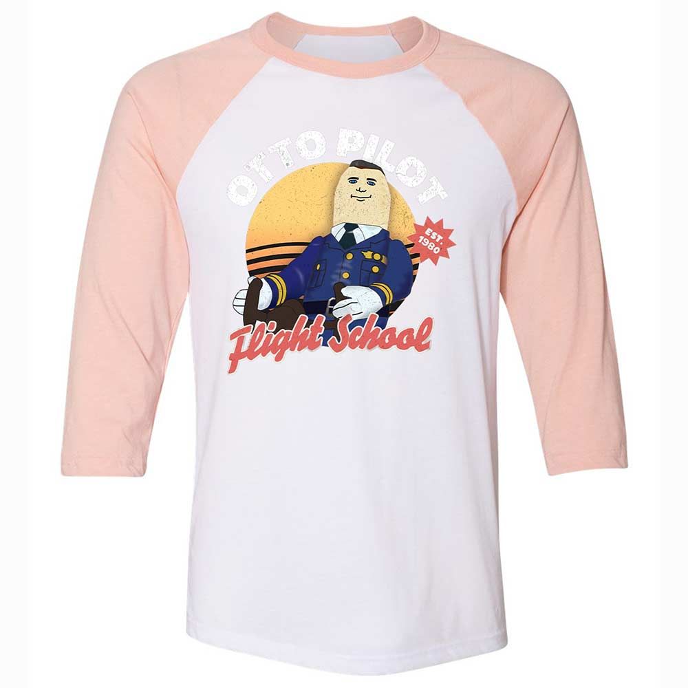 Unisex 3/4 Baseball Tee - WBYCPCYL - White/Heather Peach - 5