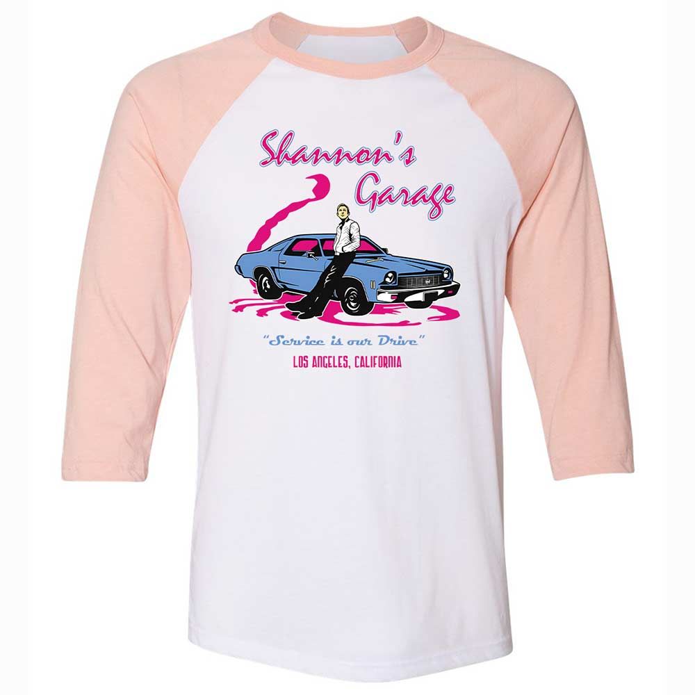 Shannon's Garage - White/Heather Peach - 5
