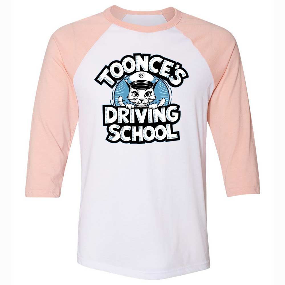 Unisex 3/4 Baseball Tee - JGHUGYCB - White/Heather Peach - 5