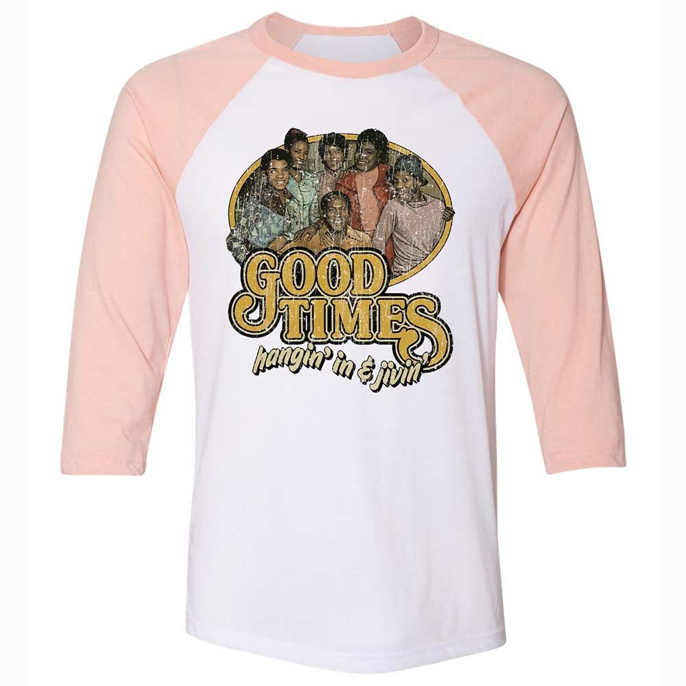 Hangin’ in & jivin - White/Heather Peach - 5