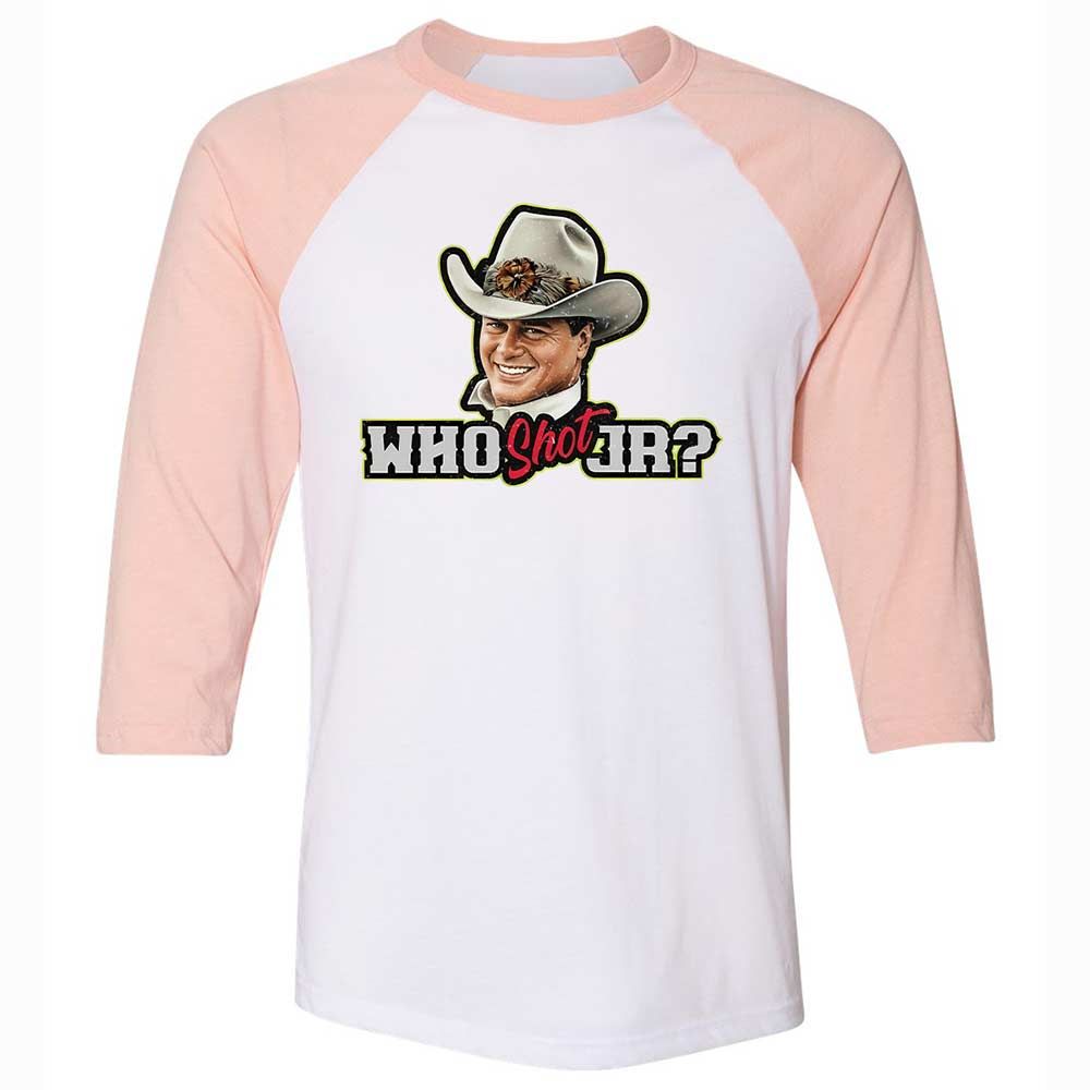 Unisex 3/4 Baseball Tee - 3S8HMS8G - White/Heather Peach - 5