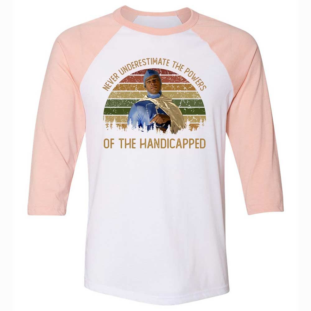 Unisex 3/4 Baseball Tee - 7NVNY8JP - White/Heather Peach - 5