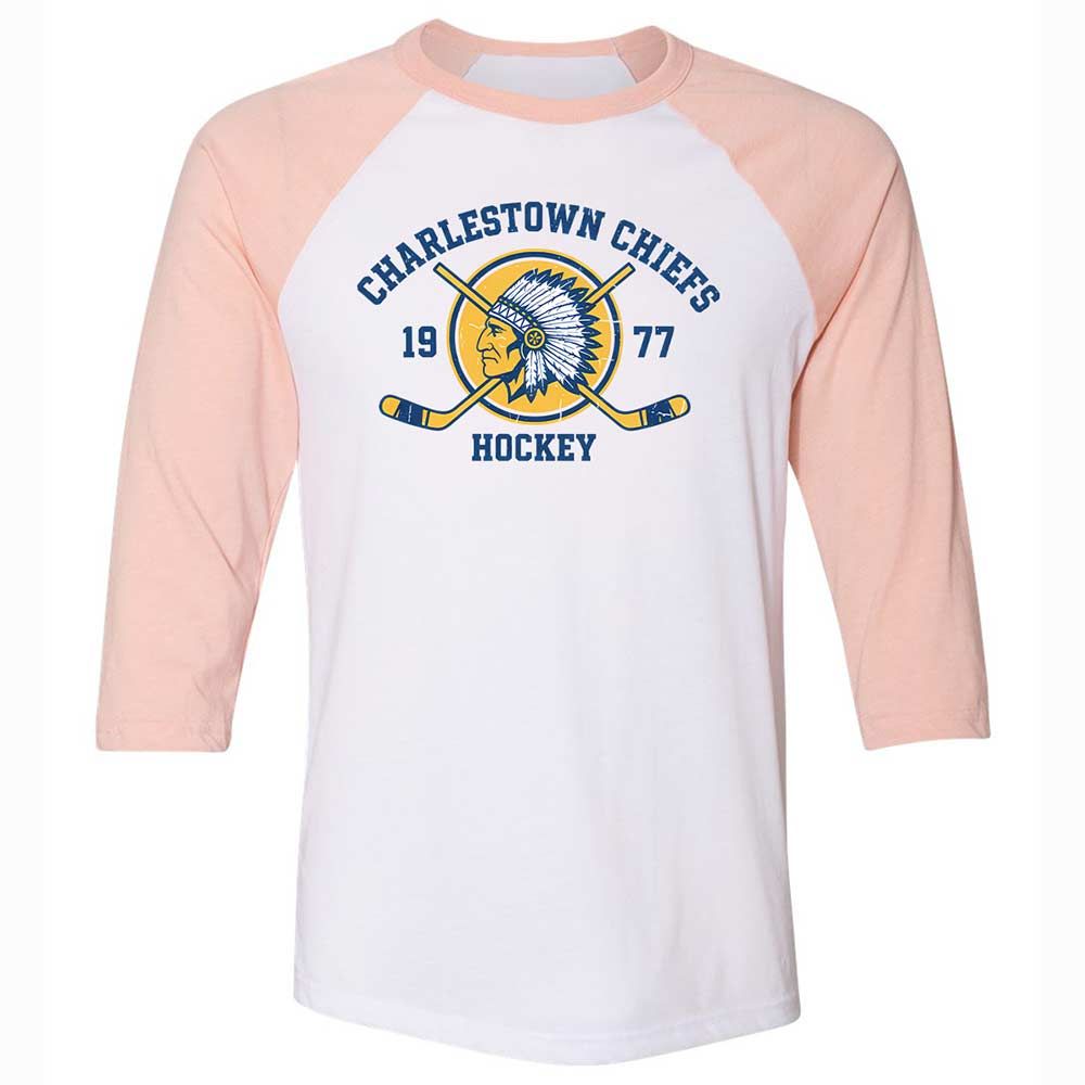 Charlestown Chiefs Hockey - White/Heather Peach - 5
