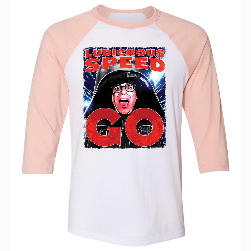 Ludicrous Speeds Go - White/Heather Peach - 5