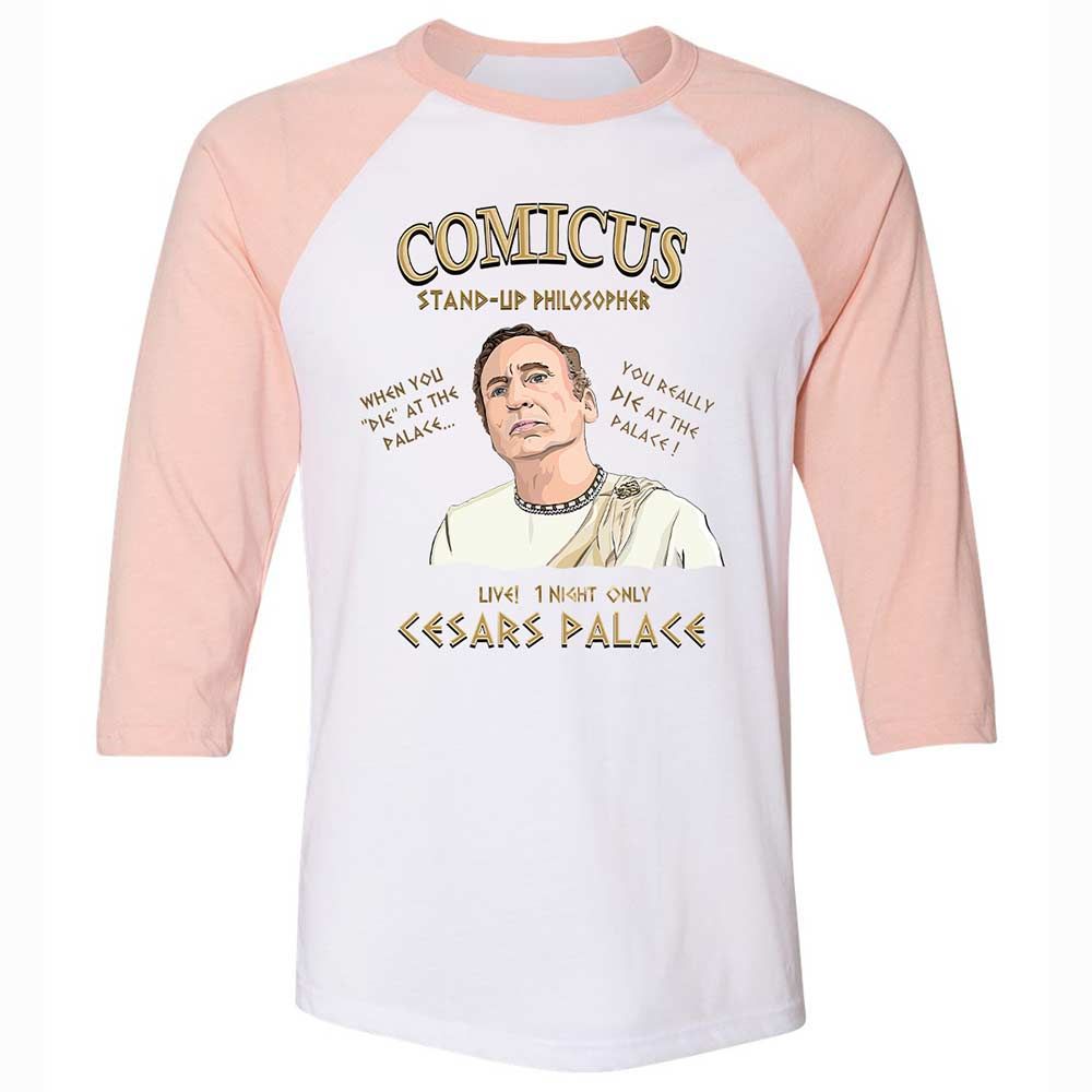 Comicus- Stand-up Philosopher - White/Heather Peach - 5