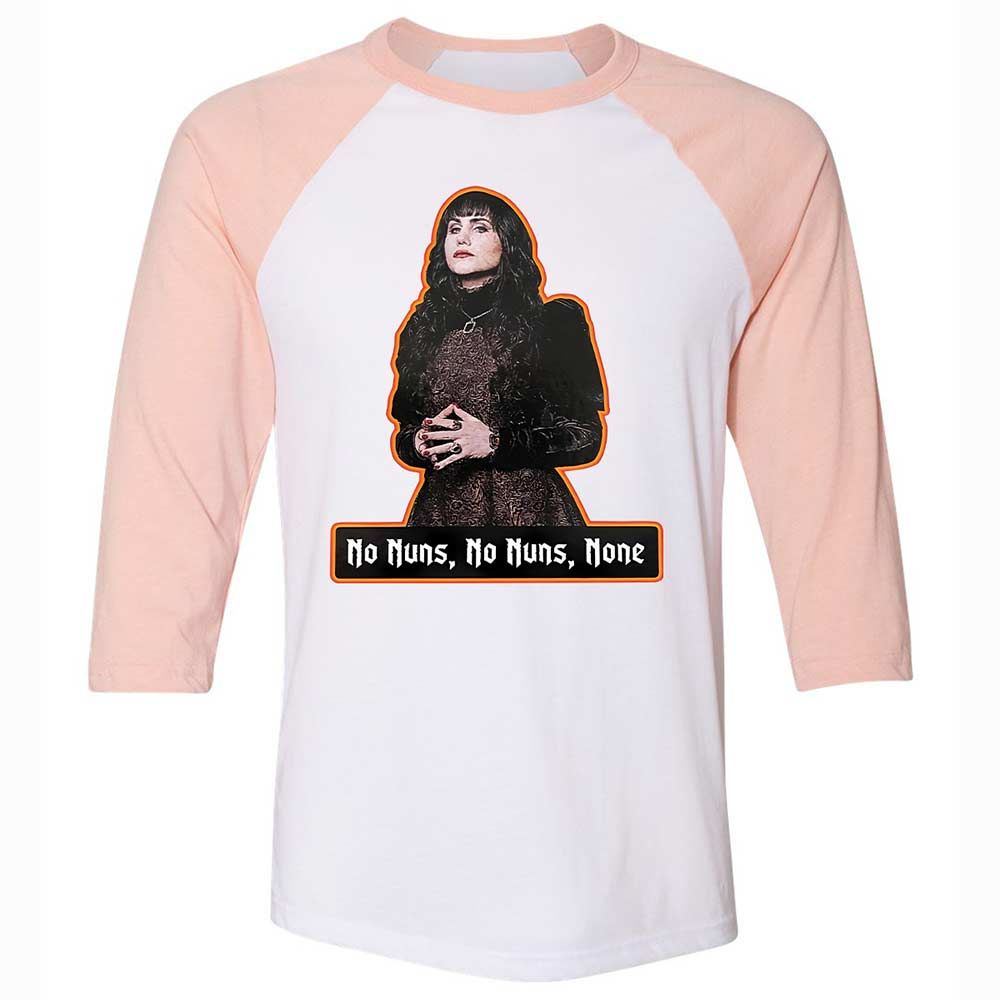 Unisex 3/4 Baseball Tee - N1G16FMV - White/Heather Peach - 5