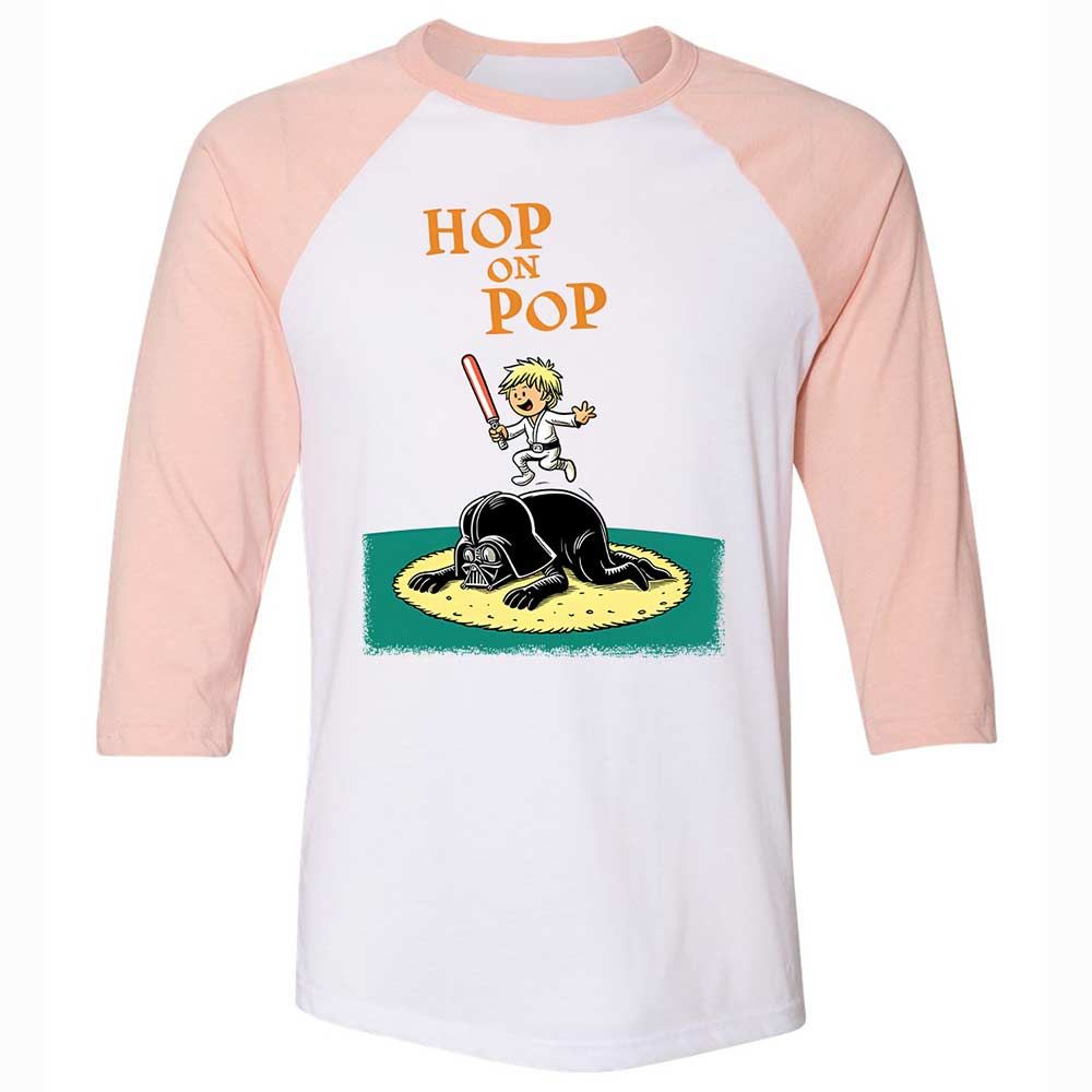 Hop on Pop - White/Heather Peach - 5